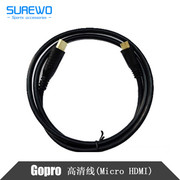 Phụ kiện GoPro hero5 black 4 3 camera máy tính truyền dữ liệu cáp HDMI HD Micro