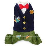 Японская домашняя одежда для домашних животных Bowbon Holiday Два осени и зимних домашних животных Четыре -кирки, трусики, собаки, собачьи брюки/5