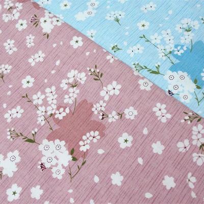 taobao agent [Plagonal cotton] BJD baby clothing OB11 doll cheongsam kimono kimono Japanese cherry blossom cotton fabric