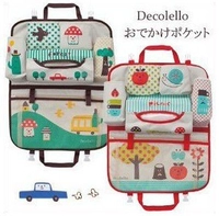 Nhật Bản mua xe đẩy decolello chính hãng xe phía sau túi lưu trữ túi giữ nhiệt