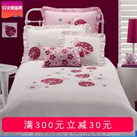 Xuất khẩu dễ thương phim hoạt hình công chúa Hàn Quốc ba mảnh giường trẻ em chăn hai bộ sản phẩm giường cũi nữ - Bộ đồ giường trẻ em 	bộ chăn ga gối cho bé gái	