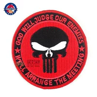 Combat2000 Punisher Ma Thuật Sticker Ngoài Trời Cá Tính Sticker Ngù Vai Huy Hiệu Armband Ba Lô Sticker miếng dán logo quần áo	