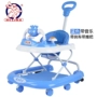 Baby Walker Chống rollover 6-7-18 tháng Dây an toàn Âm nhạc Chống lật Nữ Baby Girl Xe đẩy trẻ em xe đẩy đôi cho bé