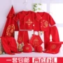 Mùa xuân mới sơ sinh lớn màu đỏ 10 piece hộp quà tặng bé tháng quần áo quà tặng bé quần áo màu đỏ quà tặng set quà tặng trẻ sơ sinh