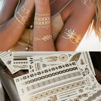 Модные водостойкие тату наклейки, блестящая наклейка для влюбленных для плавания, европейский стиль
