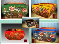 Цвет тибетский стиль копия ящик для хранения ведра для риса палео палео классический мебель цвет окрашенный мусорный бак мусорный бак газетная коробка