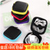 Hàn Quốc dễ thương mini xách tay sạc điện thoại di động cáp dữ liệu headphone cáp PU lưu trữ túi kỹ thuật số U đĩa hoàn thiện gói Lưu trữ cho sản phẩm kỹ thuật số