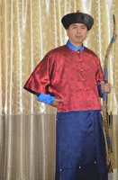 Manchu Element Robe содержит 1585 юаней, бесплатная доставка, маленькая лацката с золотой рукавом