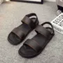 Mùa hè 2018 dép da mới Giày sandal nam đế bệt nam Giày đế xuồng Hàn Quốc xu hướng giày Việt Nam dép sandal nam hàng hiệu