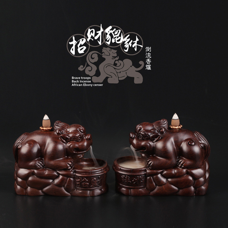 魚缸檀木圓形托架擺件奇石黑檀陶瓷花瓶茶壺魚陶瓷花瓶圓雕石頭
