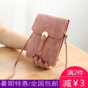 Niu Niu dọc túi điện thoại di động nữ đeo túi mini sinh viên triều retro Hàn Quốc phiên bản của vai mới điện thoại di động purse
