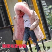 Áo khoác lông mùa đông 2018 mới Parker áo khoác lông cáo lông dài phần chống phụ nữ dự tiệc để khắc phục - Faux Fur