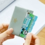 Yunmu cửa hàng tạp hóa đơn giản chủ thẻ gói thẻ giao thông chủ thẻ thẻ truy cập thiết lập phong bì lưu trữ nhỏ túi thẻ gói nhỏ bóp tiền