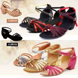 Детские танцующие туфли, сумка для обуви, подходит для начинающих, мягкая подошва