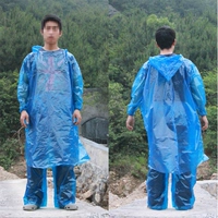 [Các chủ sở hữu đề nghị] 6 lụa siêu dày dùng một lần quần áo mưa mưa, du lịch đề nghị cách nhiệt windproof Xiêm áo khoác đi mưa