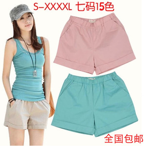 2016 mùa hè quần âu chất béo mm thể thao quần short mùa hè phụ nữ lỏng lẻo bông kích thước lớn bãi biển hoang dã quần nóng thủy triều