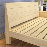 Thông 1.8 m giường đôi nền kinh tế đơn giản hiện đại giường gỗ giường gỗ rắn 1.5 bất 1.5 giường người lớn giường