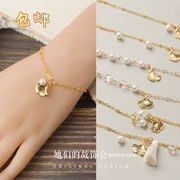 Tình yêu và nhà sản xuất Bai Qi Lady Nữ Gold Ginkgo Bracelet Cos trò chơi trang sức phái sinh ngoại vi