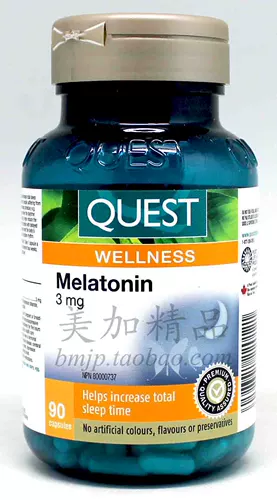 Канада Quest Melatonin Dutrition Capsule 90 Капсулы 3 мг