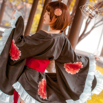 taobao agent Clothing, black bathrobe, cosplay