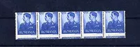 Mới rumani tem thủng misprinted vua hình ảnh thay đổi năm liên tiếp tem nước ngoài độ trung thực tem thu