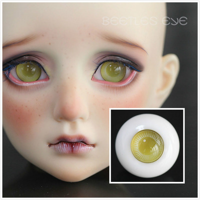 taobao agent [Dollyplanet] BJD/SD doll handmade glass eye bead olive color DZ-02