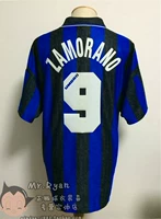 [96-97 International Milan / Inter Milan Home № 9 Samoreo / 4 Sanetti]
