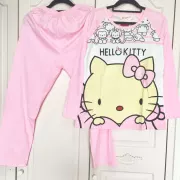 Hellokitty tình yêu đồ ngủ nữ phù hợp với phim hoạt hình dễ thương dài tay mùa thu nhà dịch vụ đặc biệt giải phóng mặt bằng bán