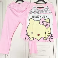 Hellokitty tình yêu đồ ngủ nữ phù hợp với phim hoạt hình dễ thương dài tay mùa thu nhà dịch vụ đặc biệt giải phóng mặt bằng bán đồ bộ mặc nhà