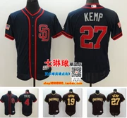 Áo phông mùa hè cỡ lớn Padres MYERS 4 # 27 KEMP # 19 GWYNN Bóng chày - Thể thao sau