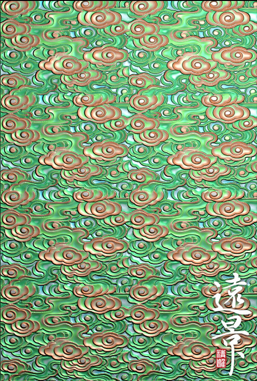 远景 祥云 云纹 满云底有线 精雕图 雕刻图 灰度图jdp浮雕图