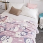 Cartoon snowman chăn trẻ em chăn tĩnh miễn phí điều hòa không khí mùa hè mát mẻ trong phòng ngủ mùa hè chăn trưa giản dị - Ném / Chăn chăn lông cừu yuki