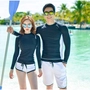 Cặp vợ chồng mới của Hàn Quốc đồ bơi dài tay wetsuit chống nắng dây kéo chia tách phù hợp với sứa quần áo nam nữ lướt sóng 	đồ đi biển đôi	