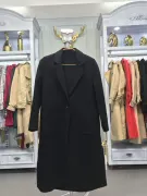 Thương hiệu 2018 mới hai mặt không cashmere alpaca nhung chống mùa áo nữ dài đoạn Albaka len Wang Hao
