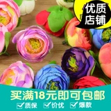 Новые маленькие чайные бутоны и бутоны розовых бутонов Diy Hair Clip обувь украшать цветы.