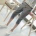 Mới ngắn nhỏ Nhật Bản mã nhỏ XS mã S số mùa hè nam bảy quần phần mỏng LES đẹp trai T thanh niên triều 3/4 Jeans