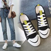 Giày trắng nhỏ thể thao dép nữ thời trang hè 2018 mới học sinh hoang dã giày đế thấp Hàn Quốc đi giày ngoài mùa thu