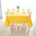 Cotton khăn trải bàn vải nhà hàng khăn trải bàn có thể được tùy chỉnh bảng vải màu rắn phổ bìa khăn chanh vàng bàn trà vải Khăn trải bàn