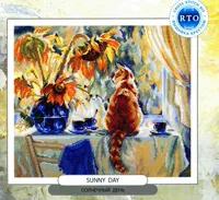 Cầu vồng thêu Quảng trường chính hãng DMC cross stitch từ phù hợp với mảnh RTO M483 Sunny Day - Bộ dụng cụ thêu tranh thêu phật