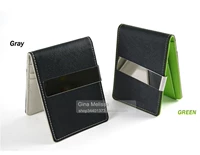 Thẻ đơn giản thiết lập ví thép không gỉ tiền giấy clip cá tính nữ nam ví ngắn sáng tạo mỏng ví bao đựng thẻ căn cước