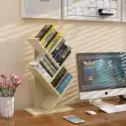 Hỗ trợ ba tầng treo tường tích hợp bàn máy tính Bàn phân loại đơn giản và chắc chắn cạnh giường ngăn kéo tủ sách