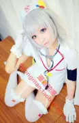 Vị thần tội nghiệp đang đến, Sakurako, y tá, trang phục cosplay, để thực hiện một loạt các tùy chỉnh trang phục anime - Cosplay