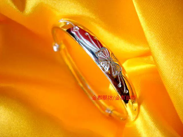 Ретро серебряный браслет handmade, проба серебро 999