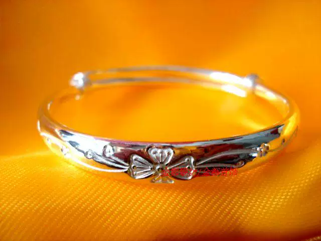 Ретро серебряный браслет handmade, проба серебро 999