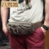 Túi thắt lưng mới của nam giới tám túi vải hoang dã túi vải thời trang Hàn Quốc của phụ nữ du lịch ngoài trời túi giải trí túi đeo ngực túi nam túi nhỏ - Túi của con người