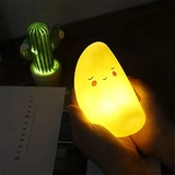 Желтая милая детская кроватка для кровати, ночник, батарея, США