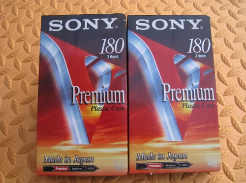 Special Sony Sony E180 минут VHS Videy Tape Blank Video Old Video Tape