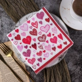 Цветной печатный обеденный стол Рисунок ткань, салфетка ресторан свадьба брак на брак чисто деревянная бумага из гостиничной бумаги Использование бумаги