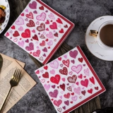 Цветной печатный обеденный стол Рисунок ткань, салфетка ресторан свадьба брак на брак чисто деревянная бумага из гостиничной бумаги Использование бумаги