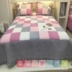 cao cấp hoa đĩa mảnh seersucker Hàn Quốc rửa ba mảnh bìa giường - Trải giường Trải giường